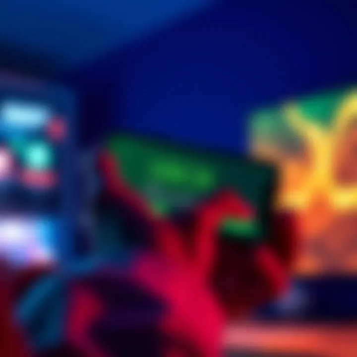 A person using a smartphone to redeem an Xbox code online due to slow internet conditions.
