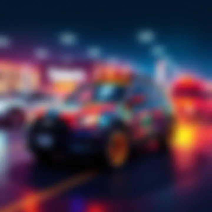 Exciting vehicle skins available for players at the Redeem Tokens Event with colorful designs and options to choose from