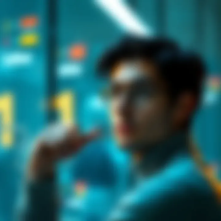 Reflection on Zero Bias A person thoughtfully considering different viewpoints, symbolizing zero bias in discussions.