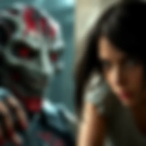 A side-by-side comparison of the Regenerador from Resident Evil 4 Remake and the girl from Resident Evil 9, showcasing their frightening appearances.