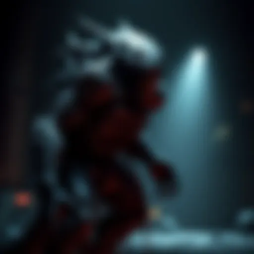 Regenerator character in gaming A formidable regenerator enemy stands in a dimly lit game environment, showcasing its distinct design with rugged skin and unsettling features. Players face the challenge of defeating it, signaling th...