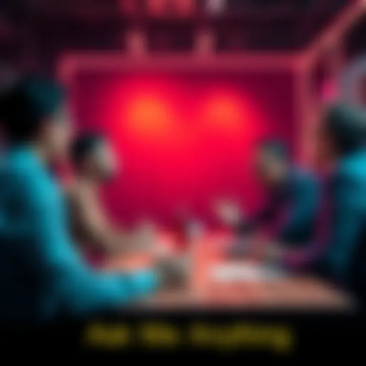 People engaging in a discussion about regular and prime frames during an AMA session