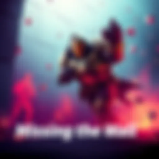 A Reinhardt character from a video game charging but missing the wall entirely, creating a comical scene.