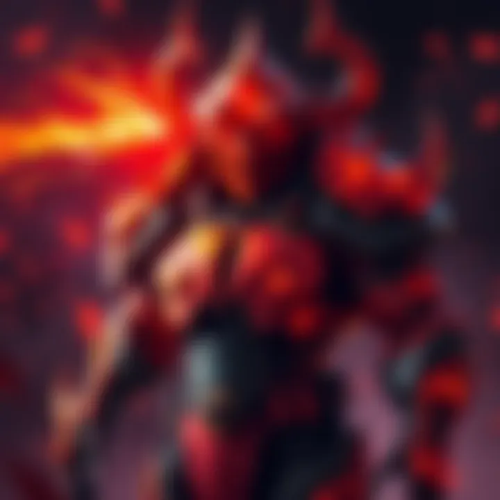 Reinhardt Nemesis Skin Concept A digital drawing of Reinhardt in a skin inspired by Resident Evil's Nemesis, showcasing a blend of both characters' elements.