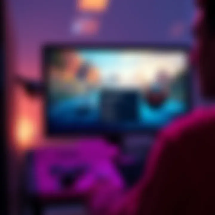 A person using a computer to reinstall a video game after a factory reset, showing the game installation screen