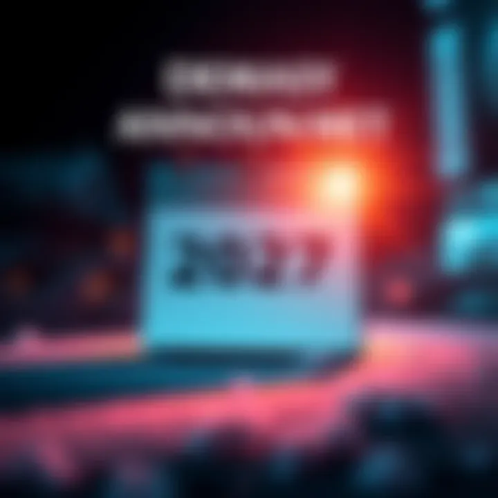 A graphic showing a calendar with the year 2027 highlighted, symbolizing the delay of the game remake.