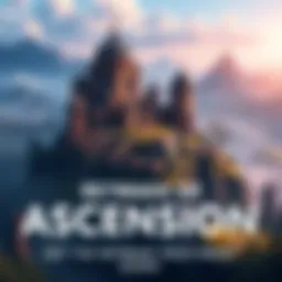 Concept art showing a modernized version of the game Ascension, featuring improved graphics and vibrant landscapes
