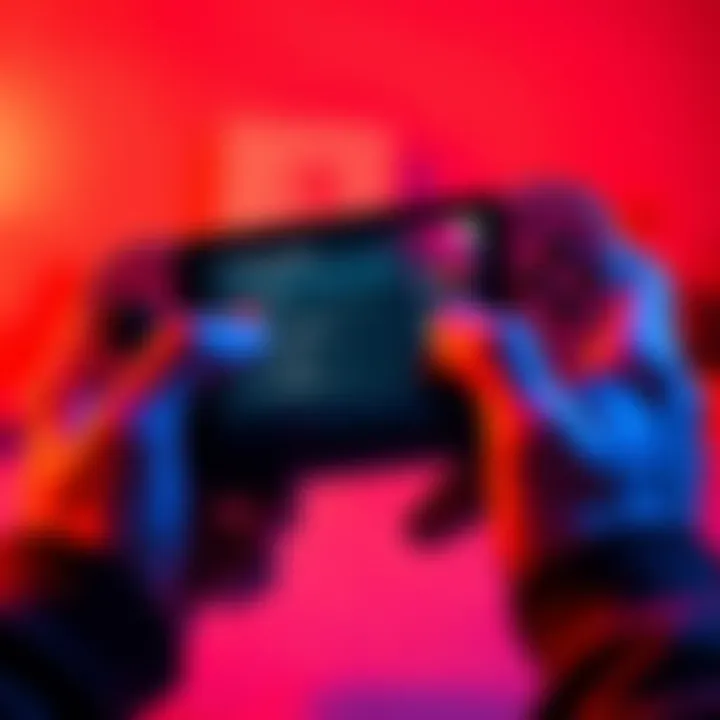 A person adjusting the GL/GR button settings on a Nintendo Switch controller screen showing control options.