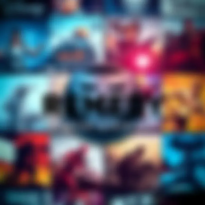 Remedy Entertainment logo with a background of game designs in a modern style