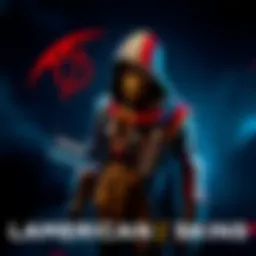 A close-up of a gaming screen showing the American Flag Reaper character skin with a delete option highlighted