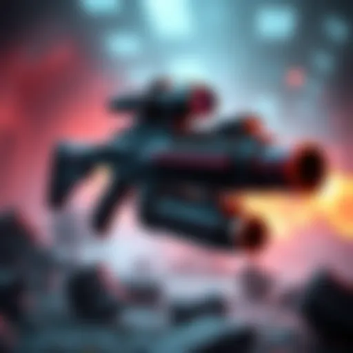 The Renegade IV weapon equipped with Silencer II in a PVE battle setting