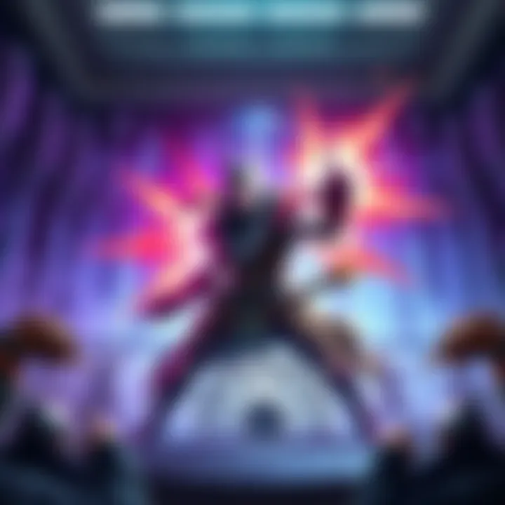 A dynamic scene showing a Reno Paly deck unleashing a powerful damage combo in a card game setting.