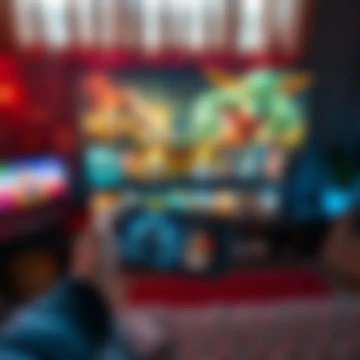 A collection of popular replayable games displayed on a Steam Deck screen, featuring vibrant graphics and game covers. A person holding the device in a cozy gaming setup.