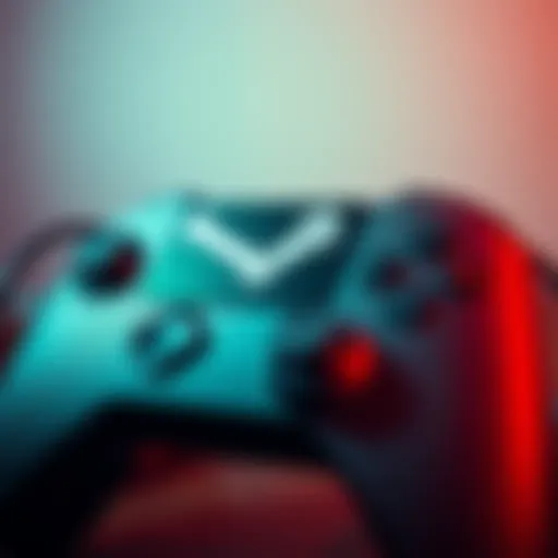 An oversized Steam sticker creatively placed on a gaming controller, showing personalization and custom design.