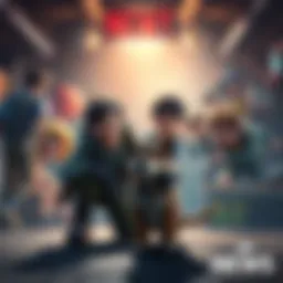 Rescuing Characters and a Dog A scene showing a player happily rescuing characters and a dog in a video game setting.