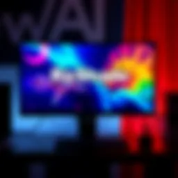 A computer screen displaying enhanced game graphics using ReShade, showcasing vibrant colors and improved visuals.