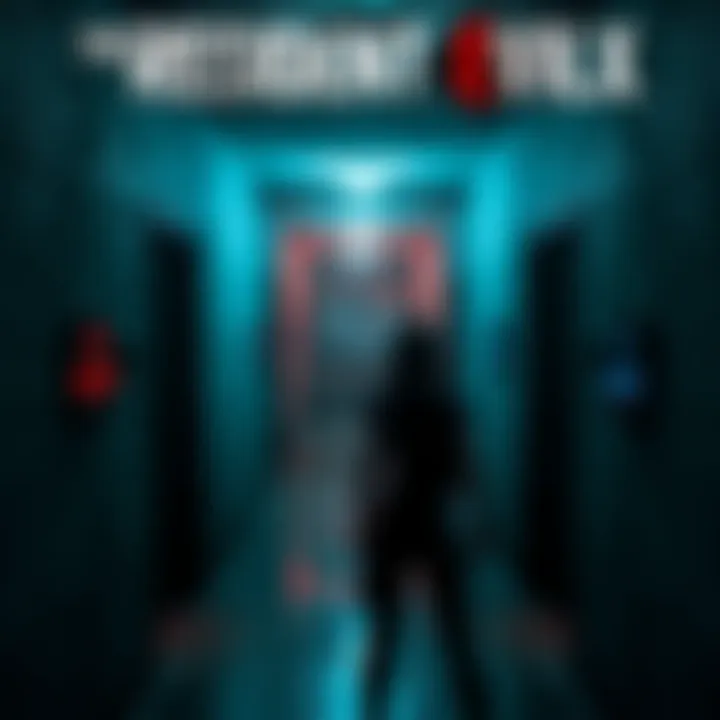A scene from Resident Evil PSX featuring Jill Valentine in an eerie hallway, showcasing game saves on the screen.