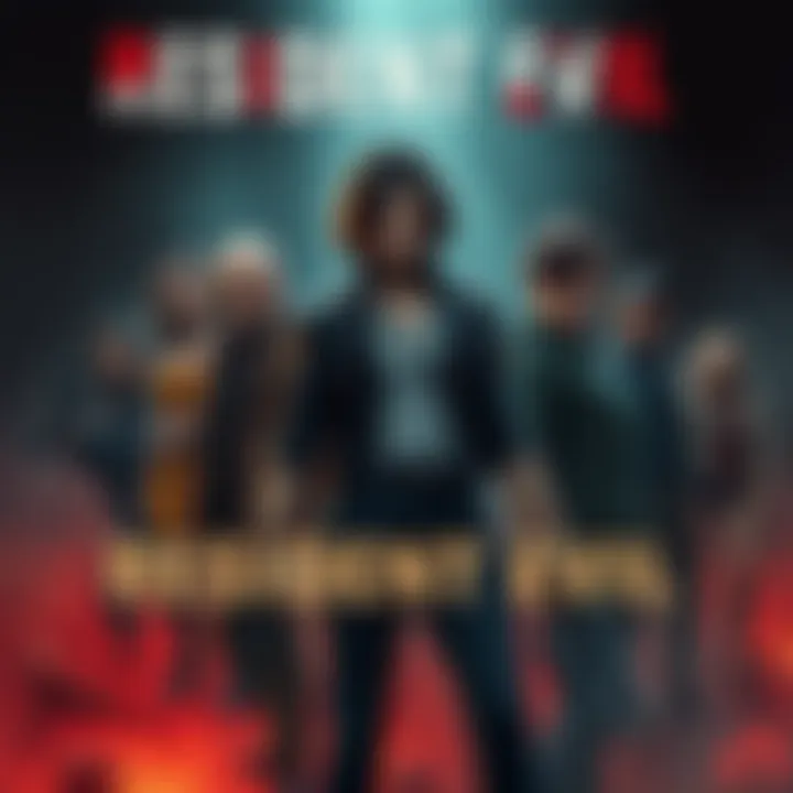 Illustration of potential characters for a second season of Resident Evil, featuring a mix of old and new characters in a dark, eerie setting.