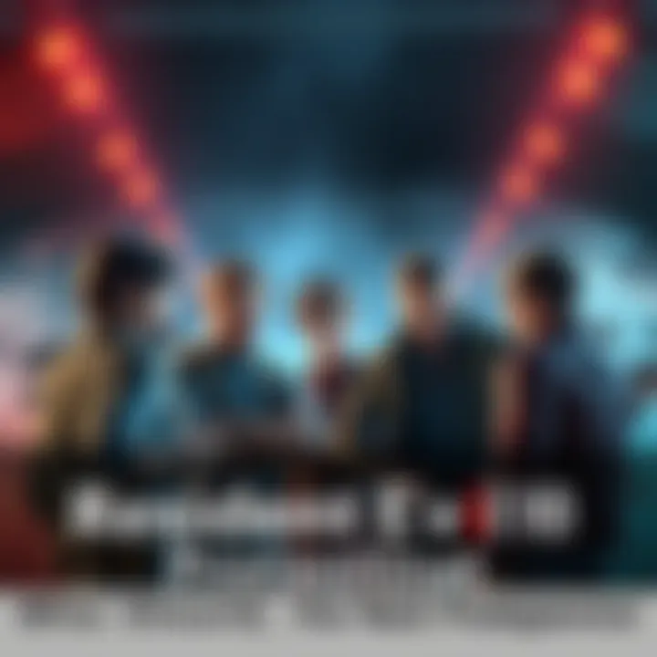 Group of fans discussing options for the next Resident Evil protagonist, featuring Chris Redfield, Leon, and new characters