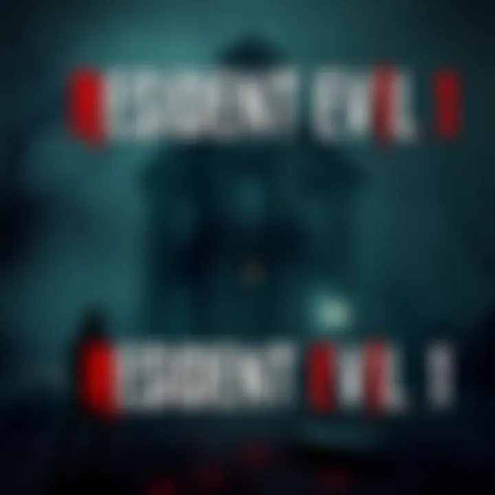 Cover art of Resident Evil 1 showing a dark, eerie mansion with a mysterious atmosphere and iconic characters.