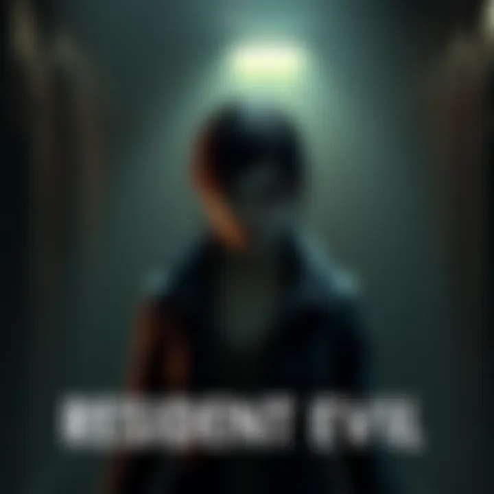 Concept art showing a character resembling Ada Wong in a dark, eerie setting, hinting at the upcoming Resident Evil 1 Remake.