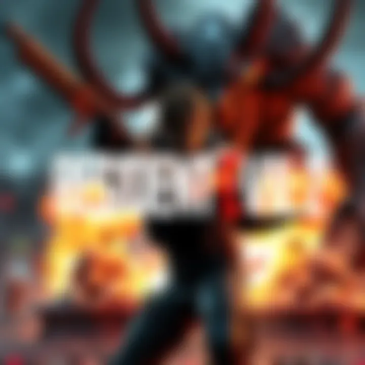 A character battling the first boss in Resident Evil 2 Remake with weapons drawn and intense focus