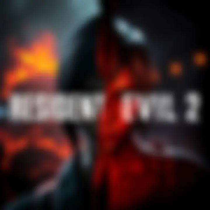 A split image showing original Resident Evil 2 game files on one side and remake files on the other, highlighting differences in presentation.