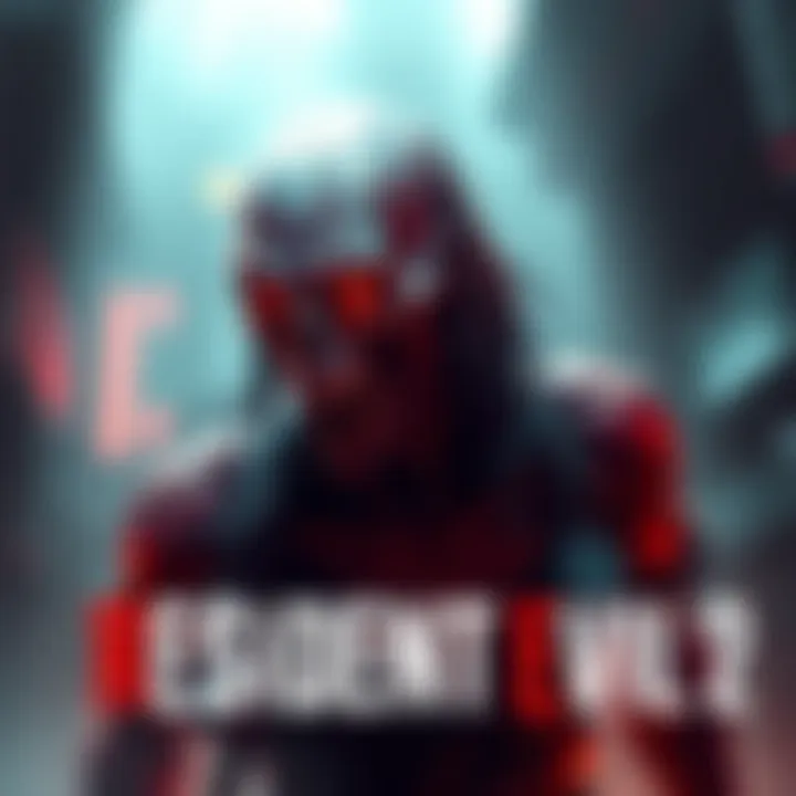 The newly revealed cover art featuring a zombie from Resident Evil 2, showcasing its iconic design.