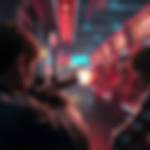 A player aiming a light gun at zombies in a Resident Evil 2 arcade scene