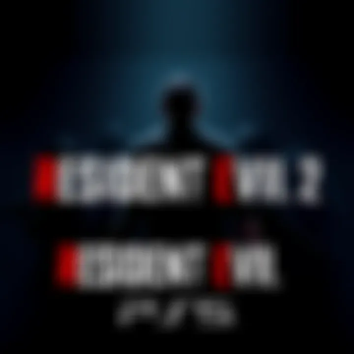 Resident Evil 2 PS5 Cover Art Cover art showing a character from Resident Evil 2 with a dark background and the PS5 branding