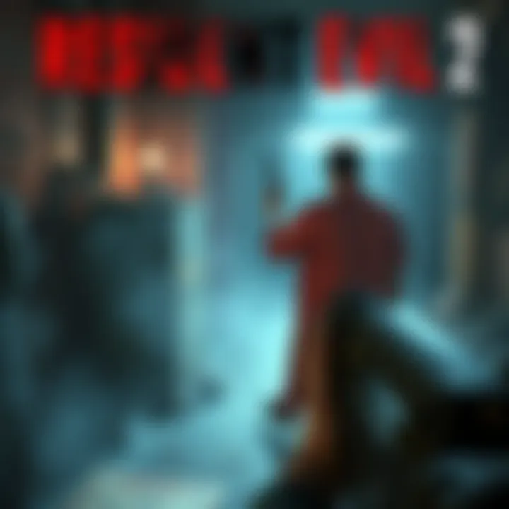 A screenshot showing inventory management and Mr. X in Resident Evil 2 Remake