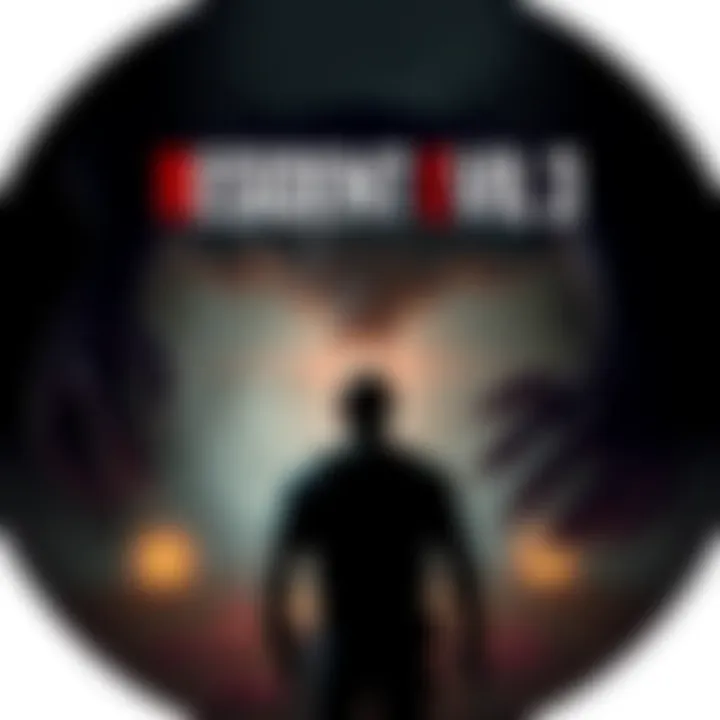 Cover art of Resident Evil 3 Nemesis featuring the main character facing the Nemesis creature in a dark, eerie environment.