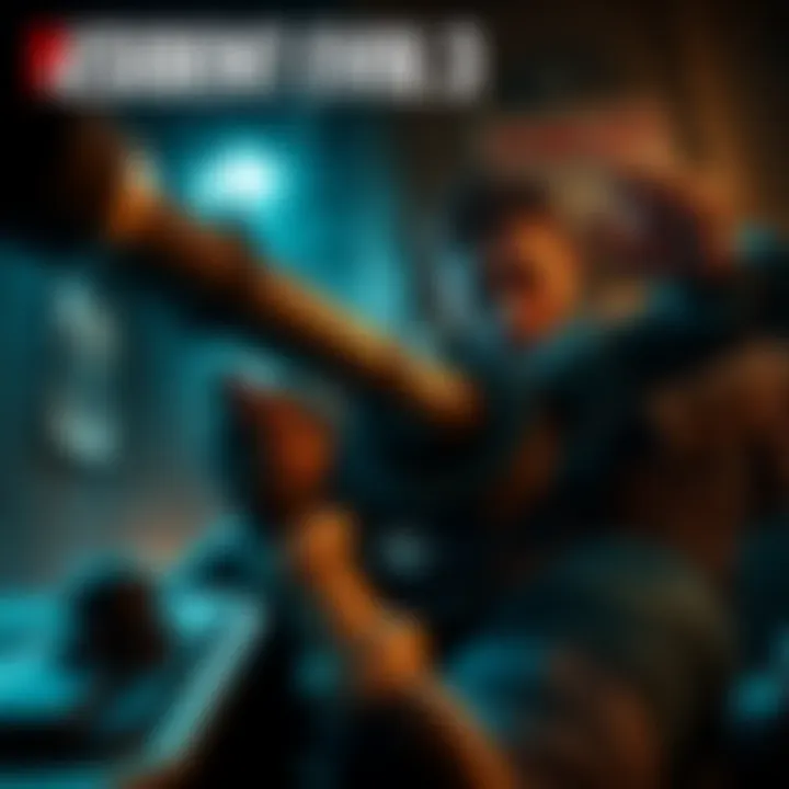 A player struggling with tank controls in Resident Evil 3 Remake on PS5, showing a character in a tense game moment.