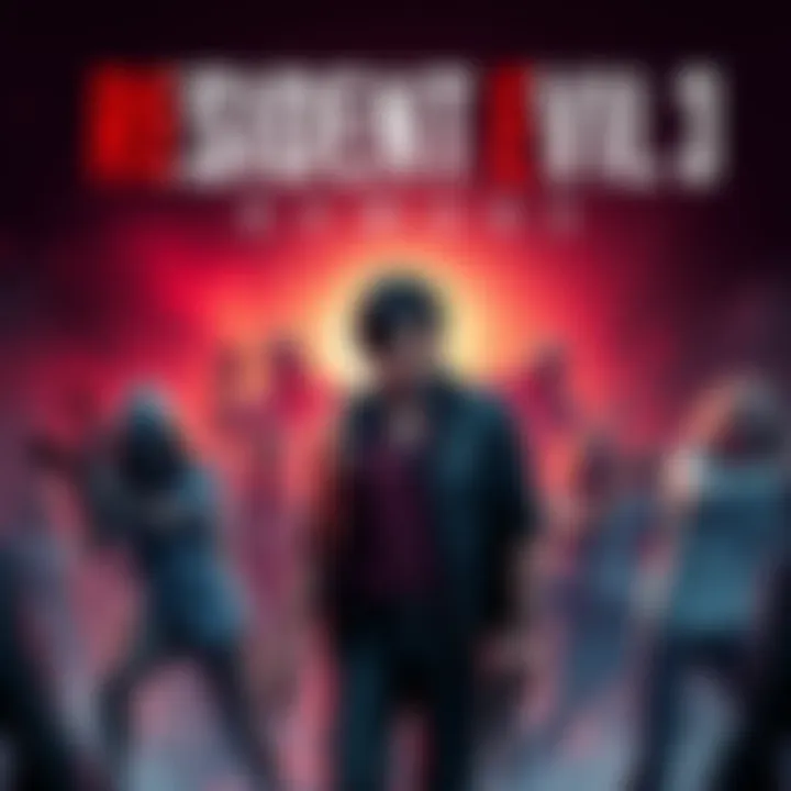 Cover art featuring zombies and the main character from Resident Evil 3 Remake