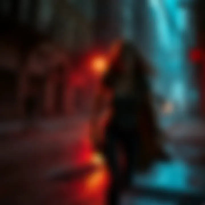 A scene from Resident Evil 3 Remake showing the character Jill Valentine running through an abandoned city street filled with zombies, capturing the intense atmosphere of the game.