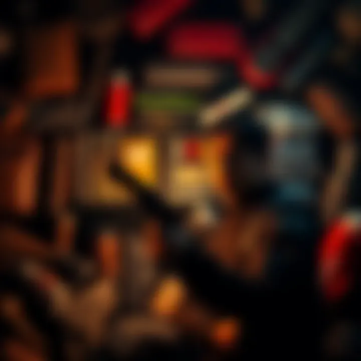 Resident Evil 5 Inventory Management A player frustrated with the limited nine-slot inventory in Resident Evil 5, surrounded by various in-game items, pausing the game to manage their inventory.