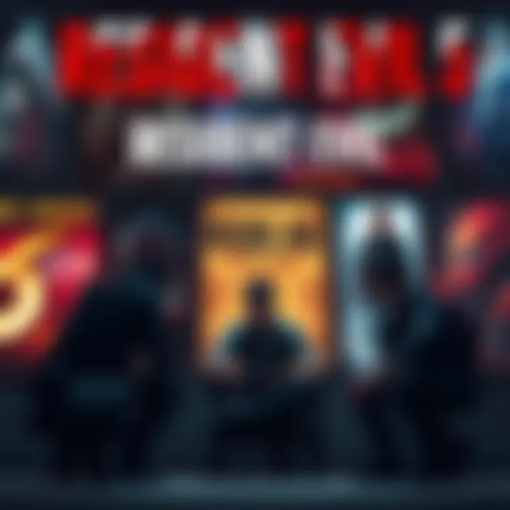 Group of gamers discussing a potential Resident Evil 5 remake with game posters in the background