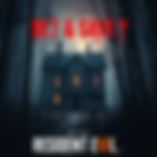 Cover art featuring a dark and eerie house surrounded by woods, symbolizing horror elements from Resident Evil 7