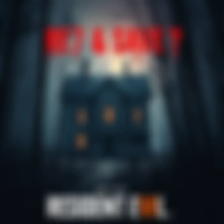 Cover art featuring a dark and eerie house surrounded by woods, symbolizing horror elements from Resident Evil 7