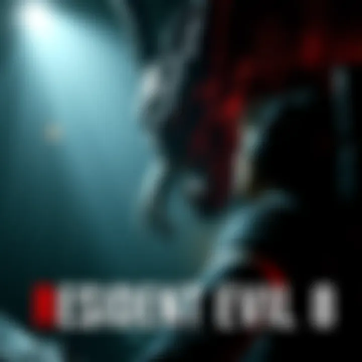 A character facing a menacing creature in a dimly lit environment, showcasing intense action and dramatic visuals.