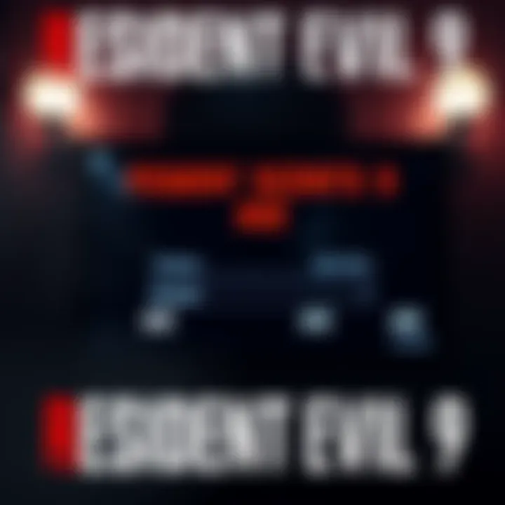 Screenshot showing the age input screen for Resident Evil 9 at startup
