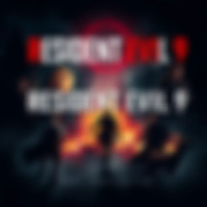 The cover art shows a dark and tense scene from Resident Evil 9, with notable characters and eerie atmosphere