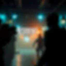 A tense moment from Resident Evil 9, showcasing eerie atmosphere and character exploration.