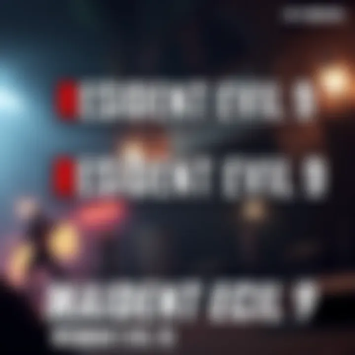 Resident Evil 9 Gameplay on PS5 Pro A scene from Resident Evil 9 showcasing the game's graphics in 4K with 60fps performance on PS5 Pro, featuring a detailed environment and character action.