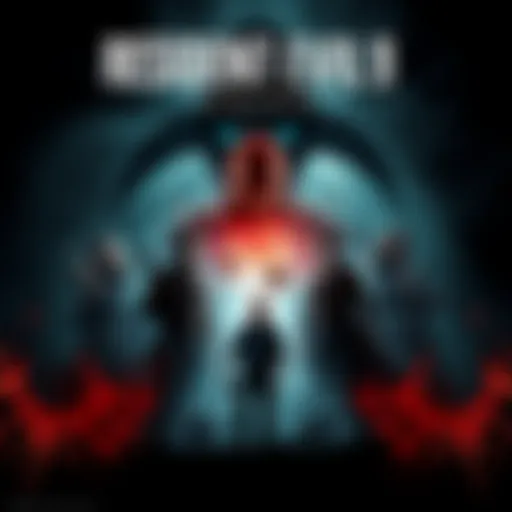 Cover art featuring Resident Evil 9 Requiem with key characters and dark, ominous background