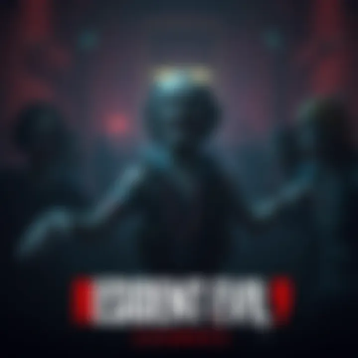 Zombies in Resident Evil 9 A group of zombies in Resident Evil 9, showcasing their menacing poses in a dark environment, emphasizing the game's tension and excitement.