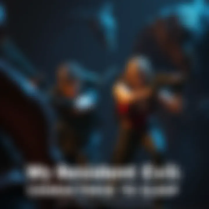 Resident Evil Characters in Action Leon and Jill fighting against monsters in a dark environment, showcasing their energy and determination