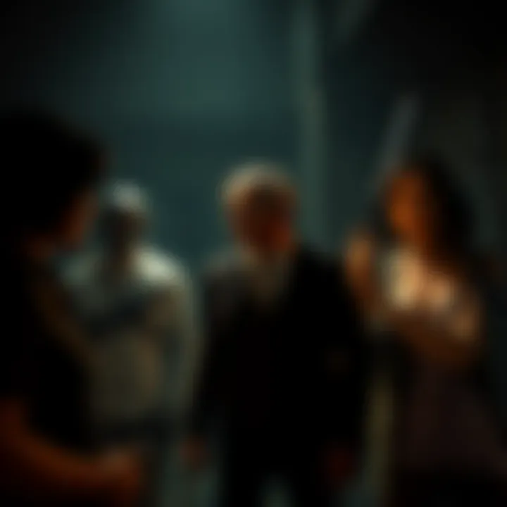 A tense moment from Resident Evil: Code Veronica X showing characters in a dark, eerie setting with hints of humor.