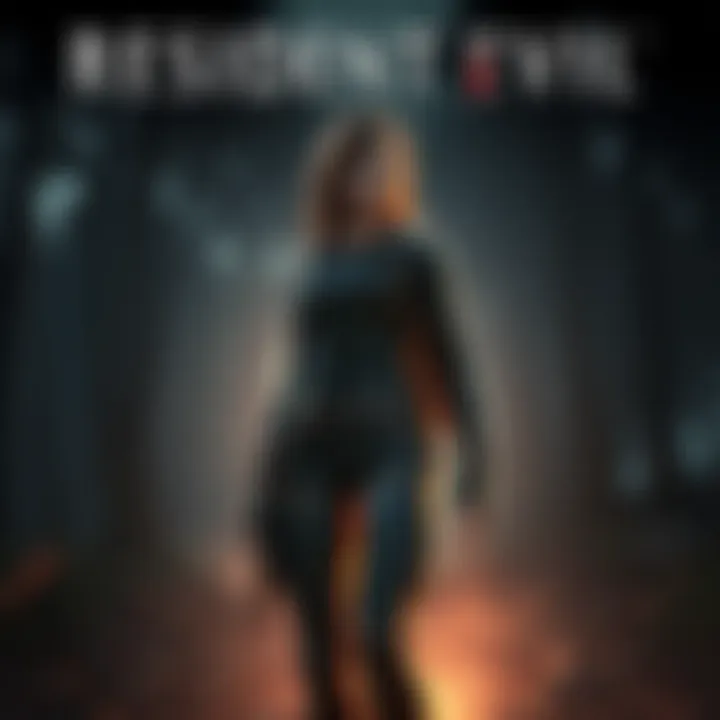 A character from End of Zoe DLC stands in an intense battle posture, surrounded by a dark forest background.