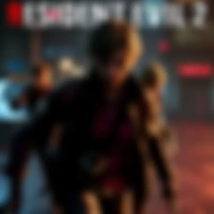 Screenshot showing updated graphics of Resident Evil 2 and 3 on PS5